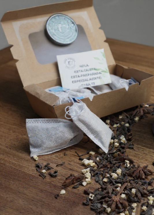 Caja de Infusiones surtidas en 10 y 20 unidades.