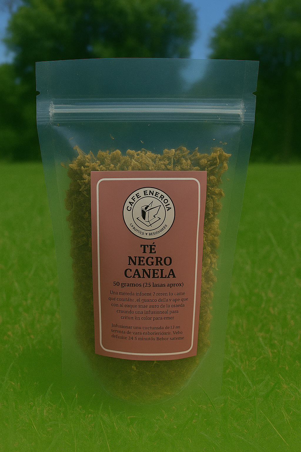 Te Negro Canela envase 50 gramos