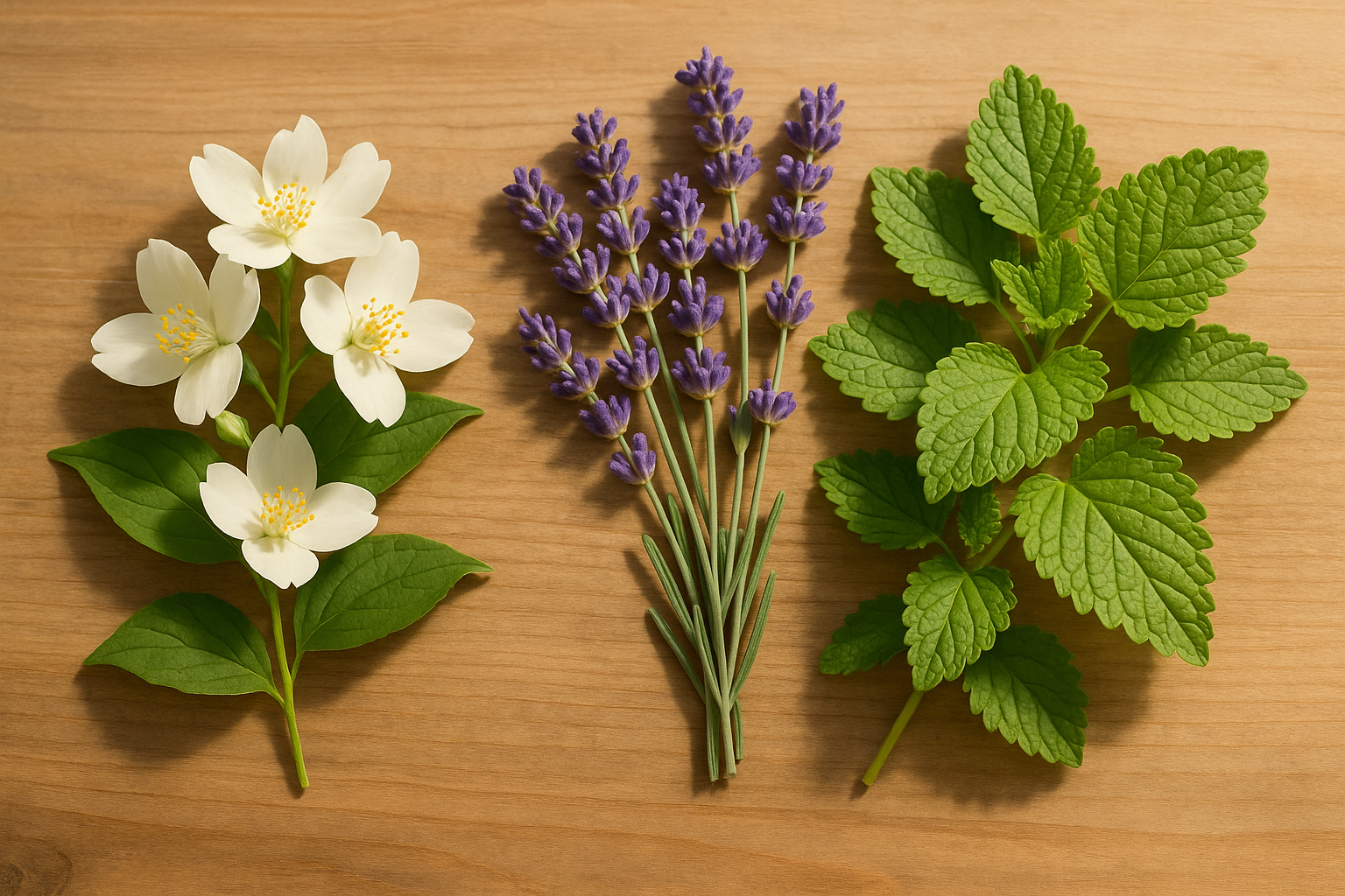 hierbas de jazmin ,lavanda,melisa