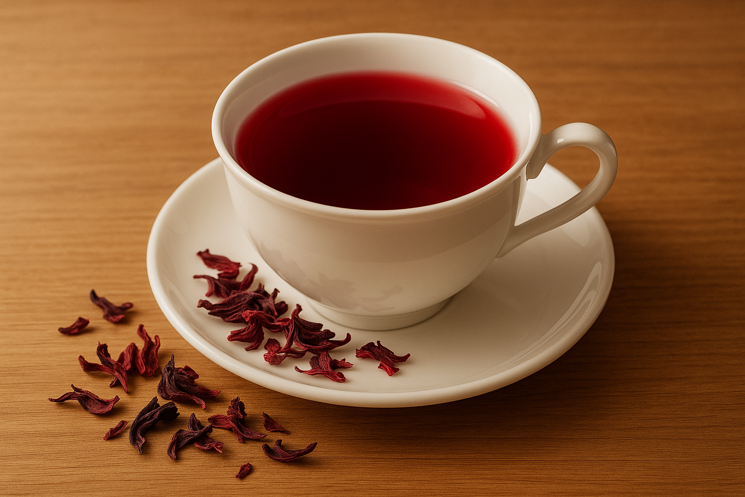 taza de te de flor de jamaica